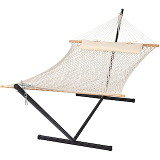 2 Person Cotton Rope with Stand