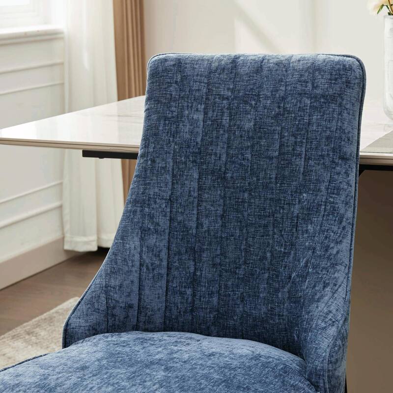 Rayon Cloth Flocking Chenille Dining Chairs