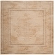 preview thumbnail 57 of 57, SAFAVIEH Vintage Ritienne Oriental Distressed Viscose Rug 6' Square - Creme - Square