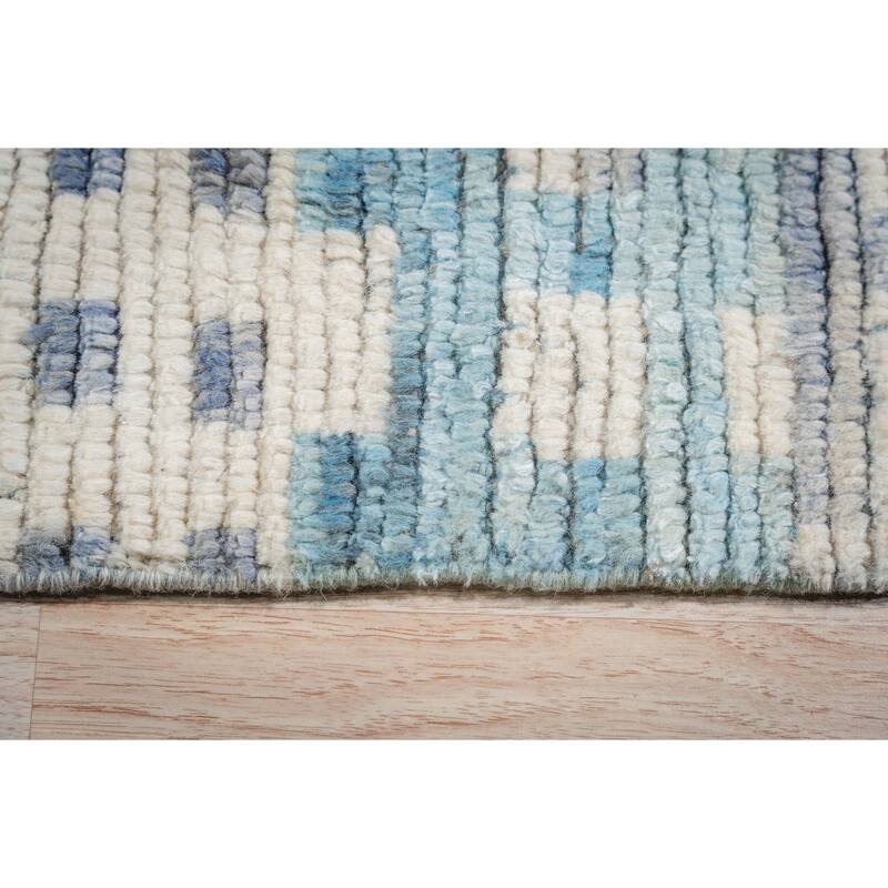 Home Decor Ivory Hand-Knotted Wool Contemporary Marrakech Handspun Area RugTimeless Elegance for Living Room, Bedroom, Office, o