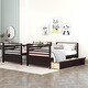preview thumbnail 25 of 58, Elegant Twin over Twin Wood Bunk Bed with Built-in Ladder and 2 Drawers, Maximized Space, Solid Construction