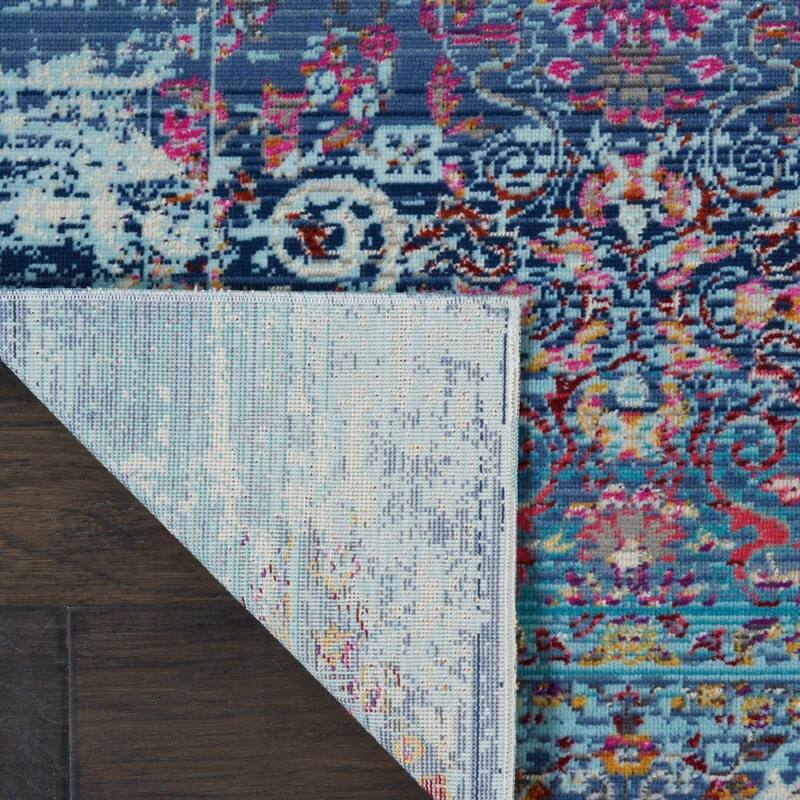 HomeRootsFloral Transitional Runner Area Rug - 96' X '28' X '0.5