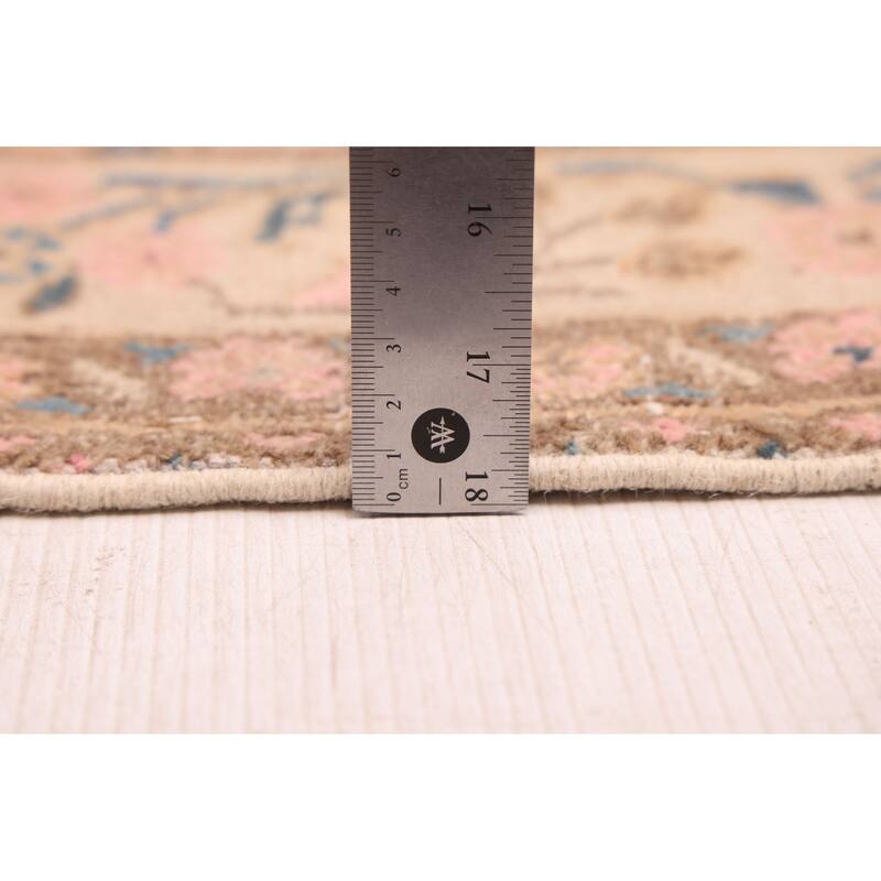 ECARPETGALLERY Hand-knotted Antalya Vintage Tan Wool Rug - 4'3 x 6'5