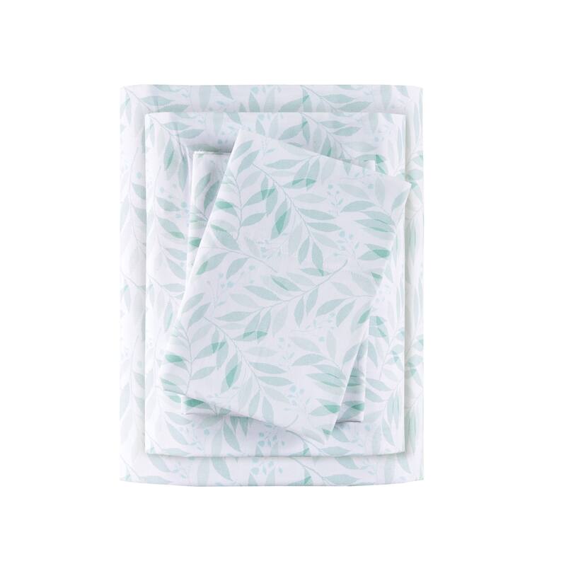 Madison Park Essentials 200 Thread Count Printed Cotton Sheet Set