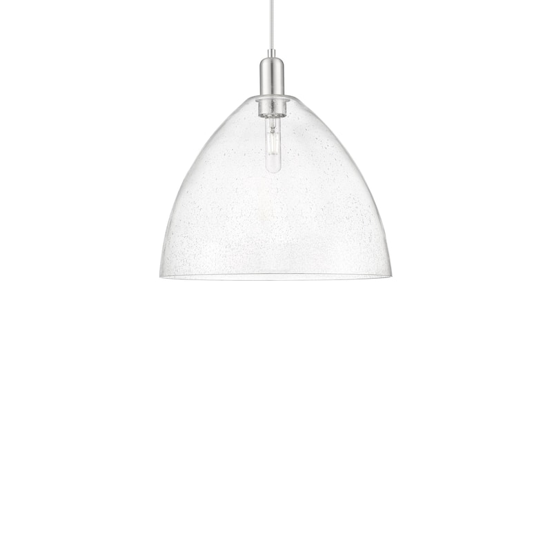 Innovations Lighting 716-1P-18-16 Bristol Pendant Bristol 16" Wide - Brushed Satin Nickel / Seedy