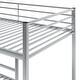 preview thumbnail 34 of 32, Twin over Twin Size Metal Low Bunk Bed with Ladder and Fence for Kids' Bedroom