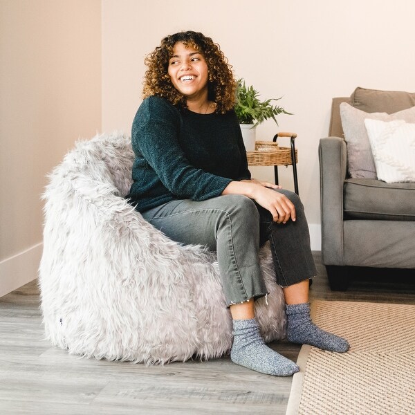 Big Joe Milano Shag Bean Bag Chair - Bed Bath & Beyond - 9539001