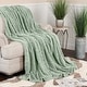 preview thumbnail 94 of 95, Superior Arctic Boho Jacquard Plush Fluffy Fleece Blanket
