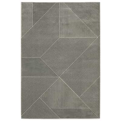 Style Haven Ripley Modern Geometric Mixed Pile Area Rug