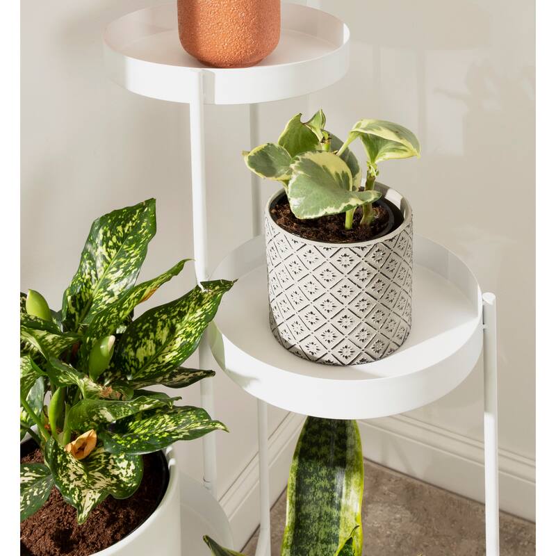 Kate and Laurel Finn Metal Multi Level Plant Stand