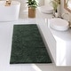 preview thumbnail 84 of 197, Hearth & Harbor Non-Slip Super Plush Chenille Bathroom Rugs Hunter Green - Large