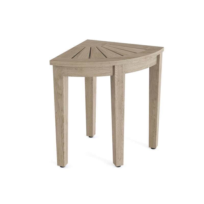 The Original Kai Corner Teak Shower Bench