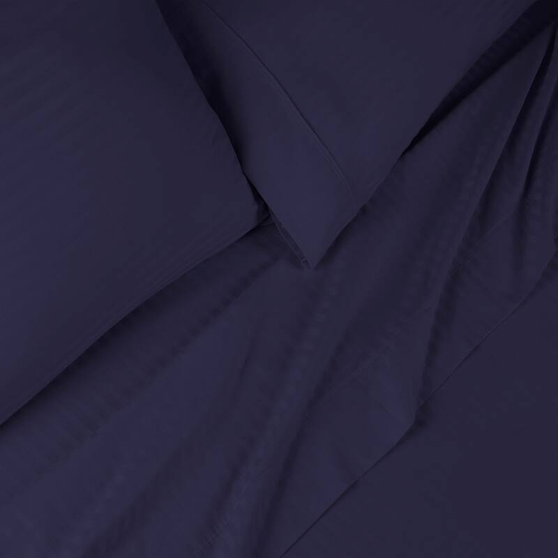 Superior Egyptian Cotton 600TC Striped Deep Pocket Sheet Set
