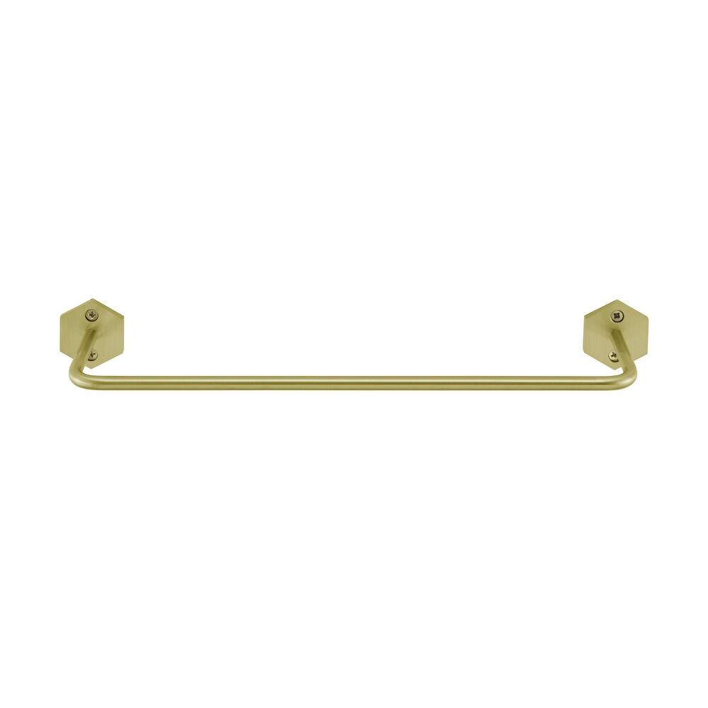Brusque 12" Towel Bar in Brushed Gold - BG
