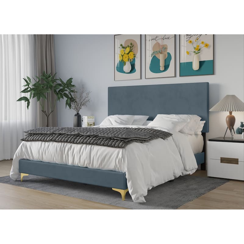 Andes Upholstered Panel Bed
