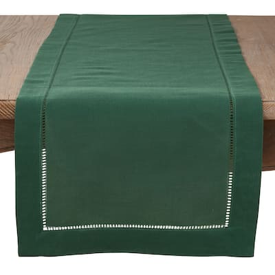 Classic Hemstitch Border Table Runner