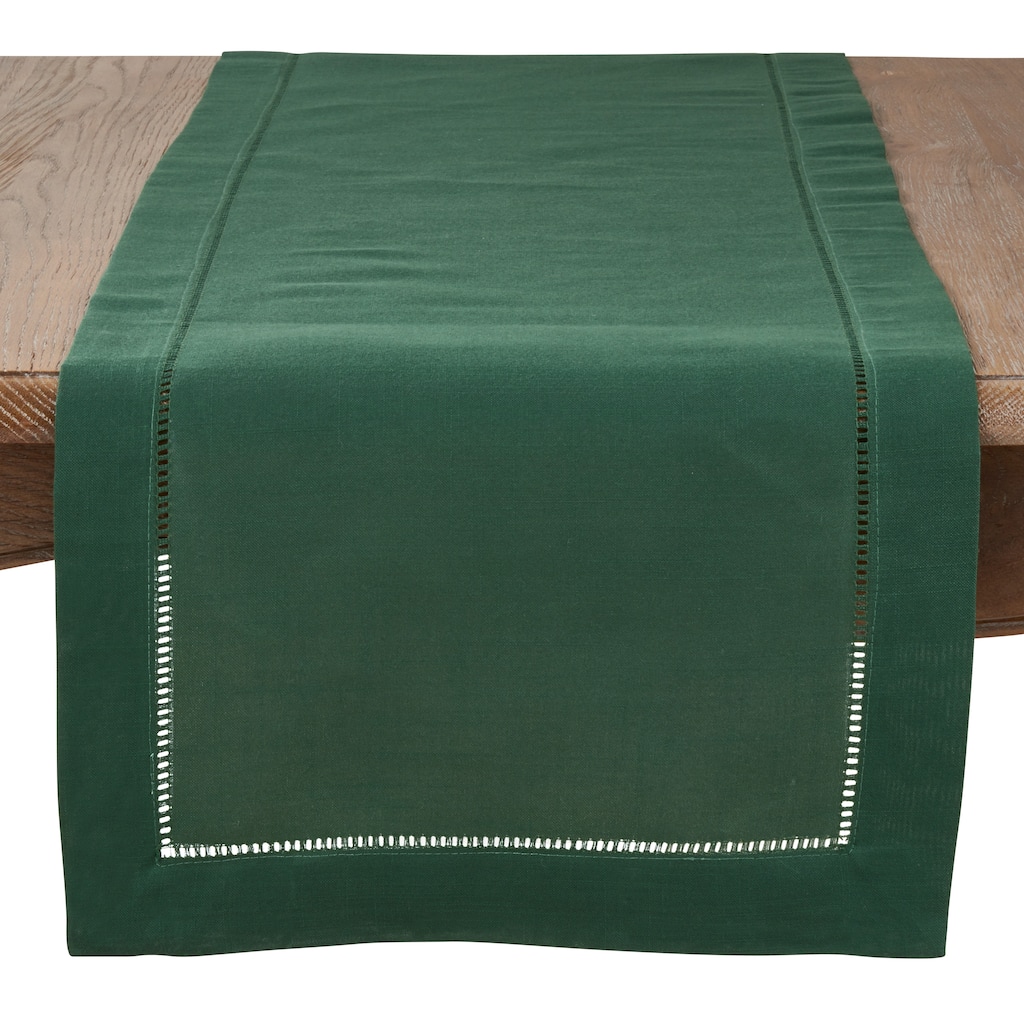 Classic Hemstitch Border Table Runner