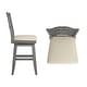 preview thumbnail 3 of 23, Ronda French Ladder Back Swivel Stool