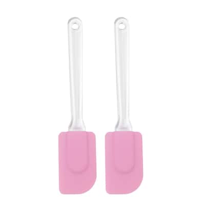 2pcs Flexible Silicone Spatula Heat Resistant Non Stick for Cooking - 9.6" x 1.9"(L*W)