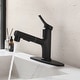 preview thumbnail 25 of 27, 7.8" H Single-Handle Bathroom Sink Faucets with Pull Out Sprayer, Single Hole Vessel Faucet With Deck Plate