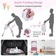 preview thumbnail 5 of 13, Kids Foldable High Chair with Adjustable Height and Recline