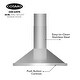 preview thumbnail 8 of 10, Cosmo 30 in. Ducted Wall Mount Range Hood with 380 CFM, 3 Fan Speeds