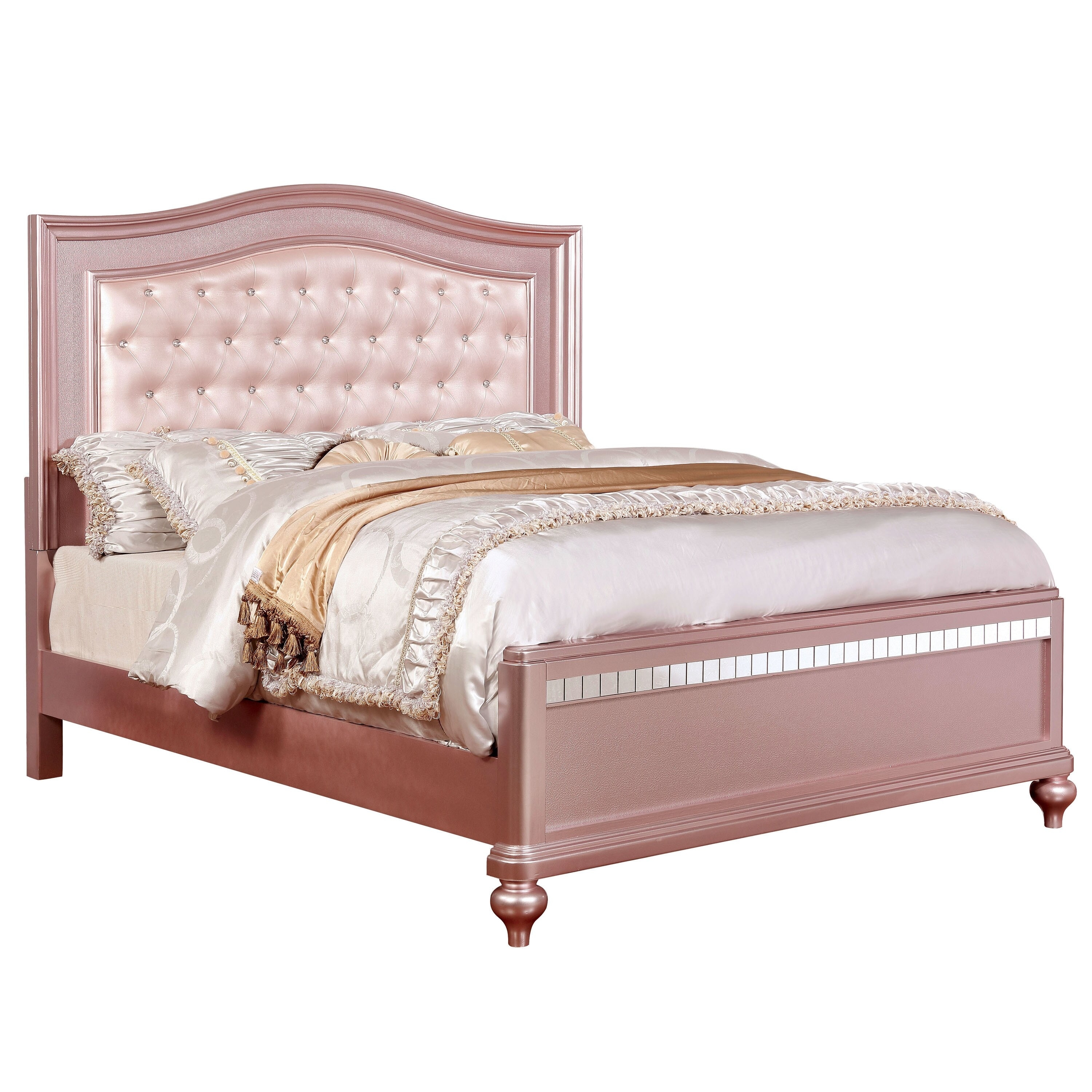 Silver Orchid Tufted Beds Bed Bath Beyond