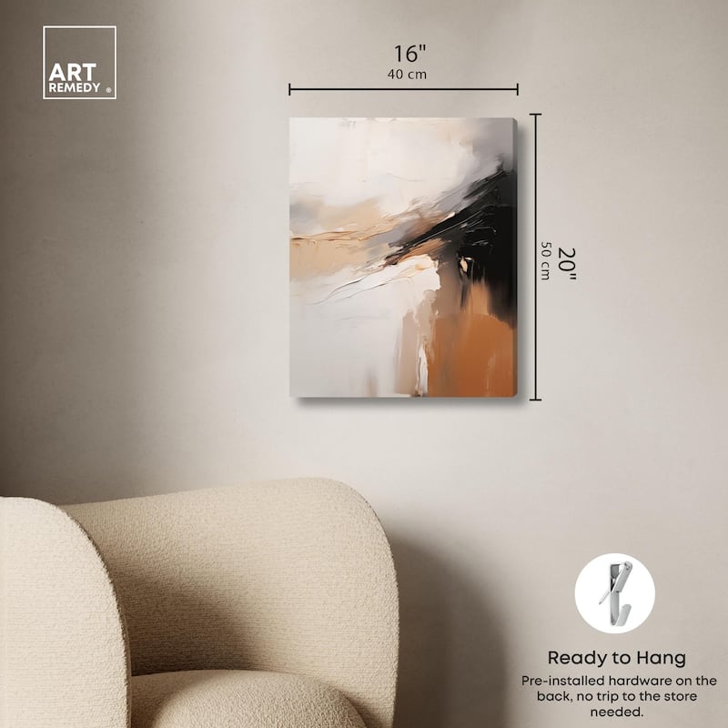 Baked Clay II Canvas by Art Remedy, Gallery Wrapped