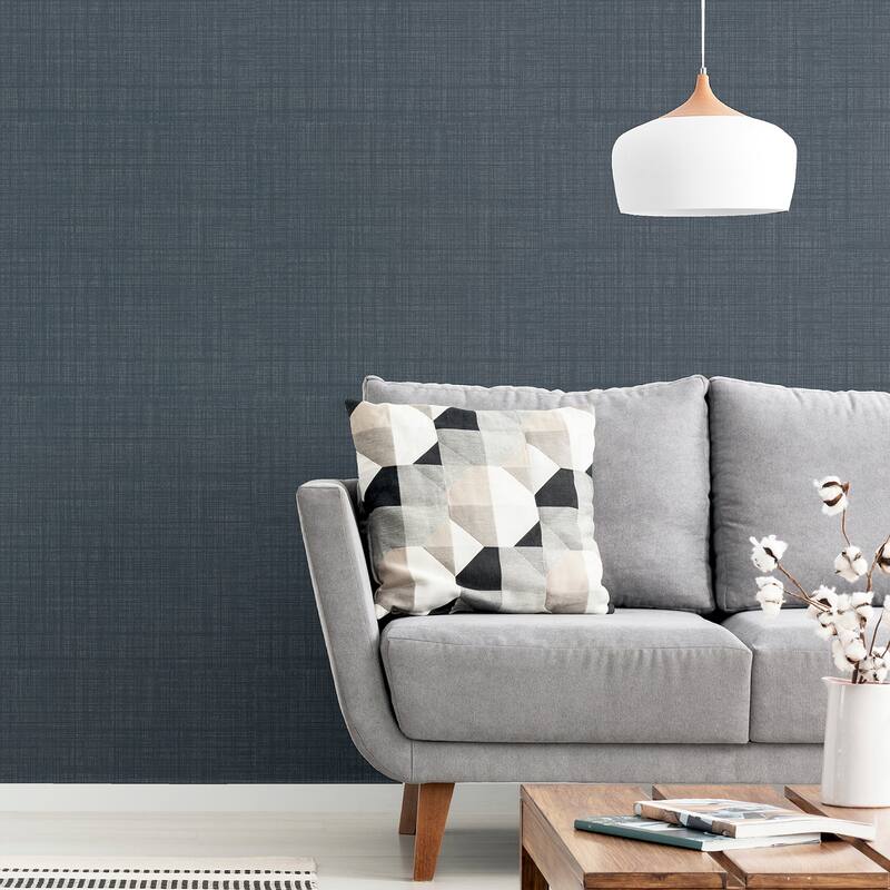 Arthouse Rafe Grey Woven Texture Wallpaper