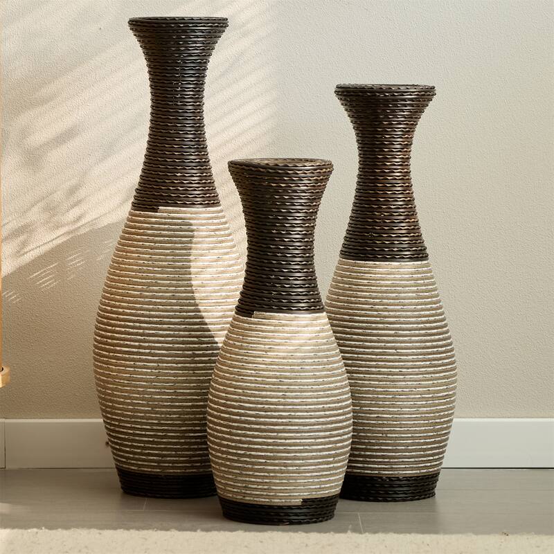 Home Decorative PVC Floor Vase (Set of 3)