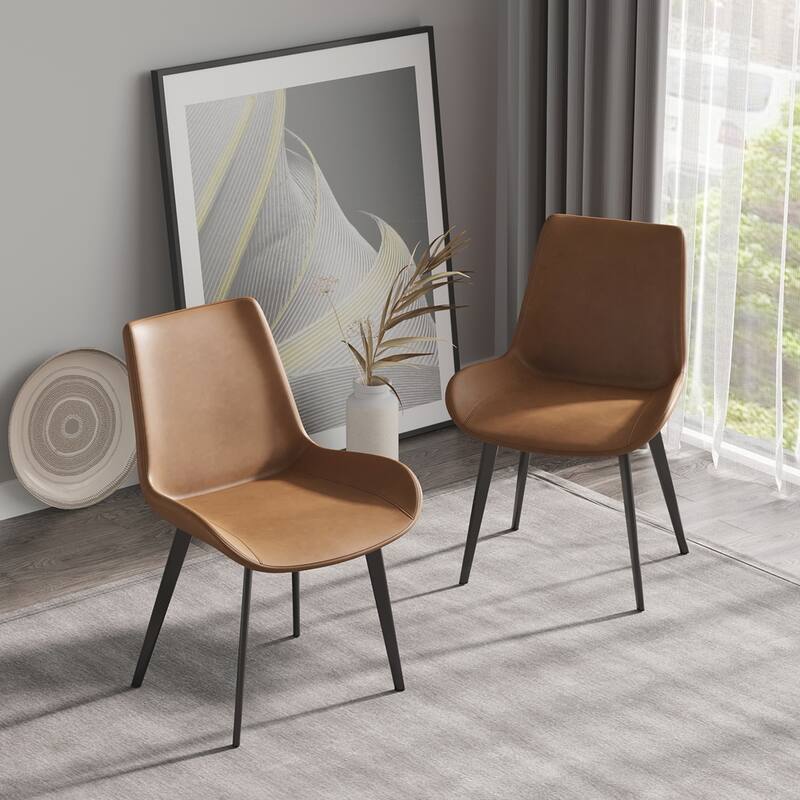 4PCS PU Dining Chairs