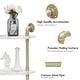 preview thumbnail 8 of 18, ivinta Corner Bookshelf with Storage, Wall Mount Pipe Open Shelves for Corner