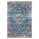 preview thumbnail 29 of 39, SAFAVIEH Vintage Persian Eligija Vintage Oriental Rug 4' x 6' - Blue/Ivory - Rectangle