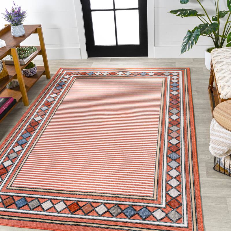 JONATHAN Y Star Abstract Swirl Area Rug