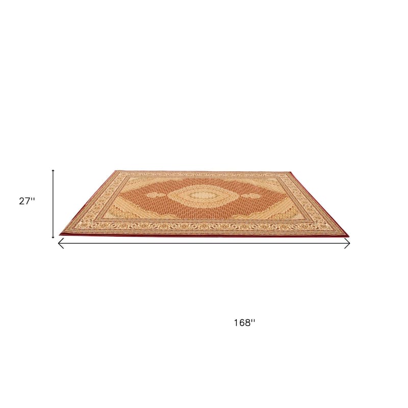 HomeRoots Cabu Moroccan Traditional Runner Area Rug