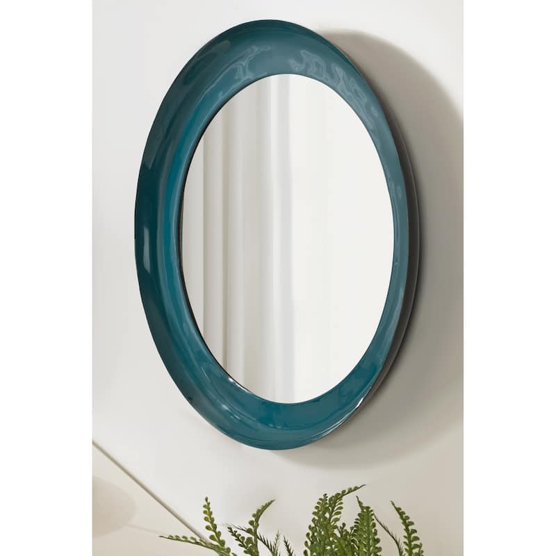 Kate and Laurel Laranya Round Wall Mirror