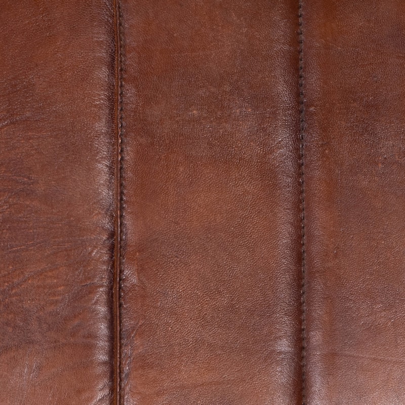 Butler Phoenix Leather & Metal Bench