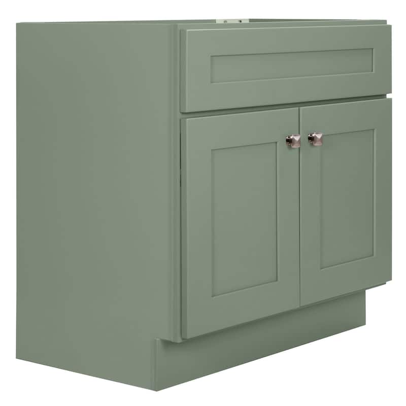 Design House 215459 Brookings 30" Single Free Standing Vanity Cabinet - Evergreen Fog - Colored