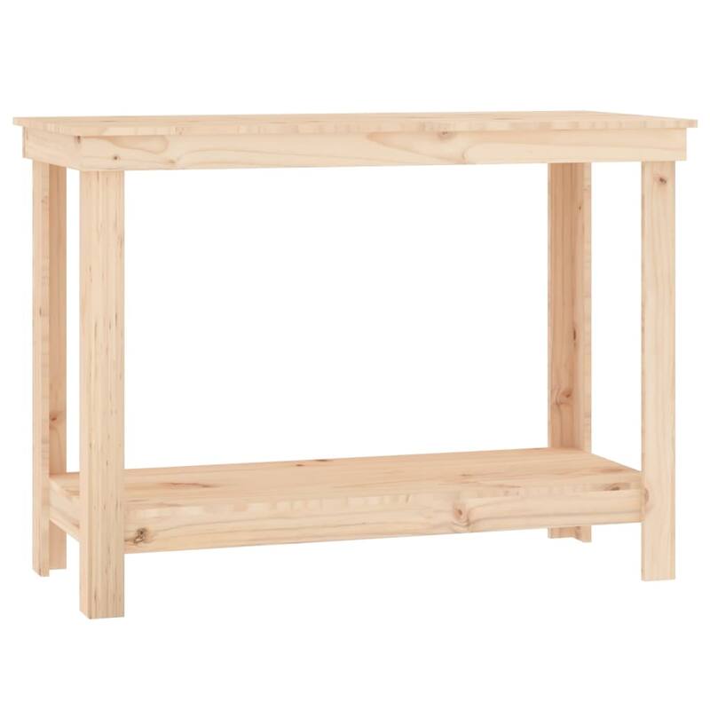 vidaXL Work Bench Solid Wood Pine