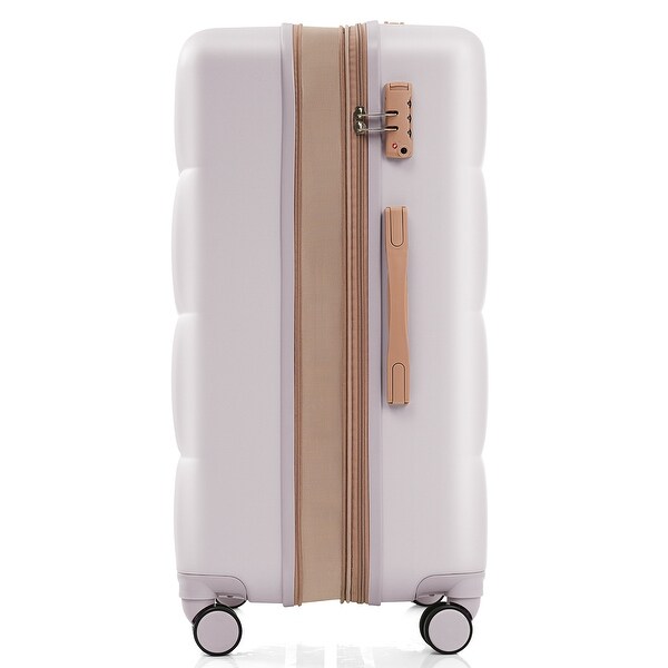 Merax Suitcases 3 Piece ABS Hardshell Front-Opening Luggage Sets