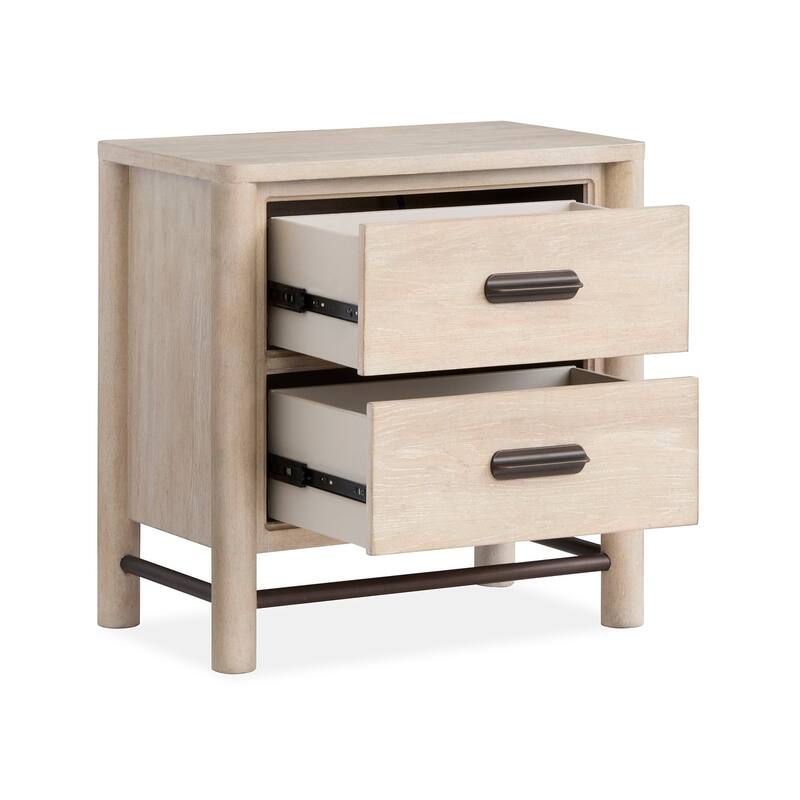 Salt Life Home Sunset Cove Sanibel Brown Drawer Nightstand