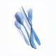 preview thumbnail 2 of 9, Mepra Uno Flatware Set - 24 Pieces Sapphire