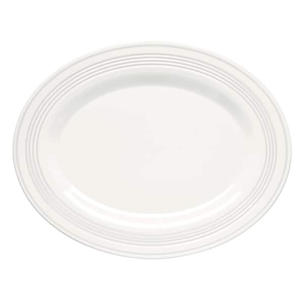 slide 2 of 3, Lenox Tin Can Alley Oval Serving Platter White