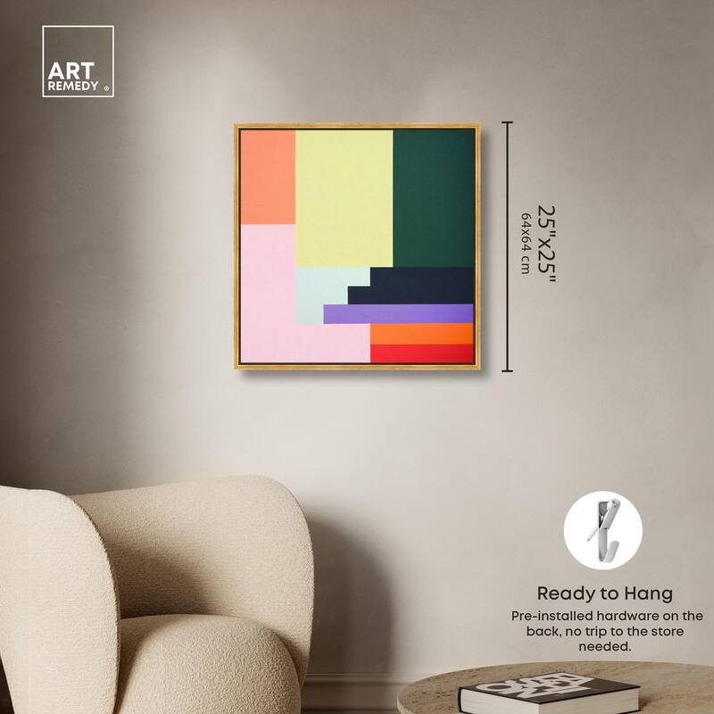 Rectilinear Rhapsody II Canvas by Art Remedy