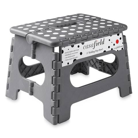 9" Folding Step Stool with Handle by Casafield