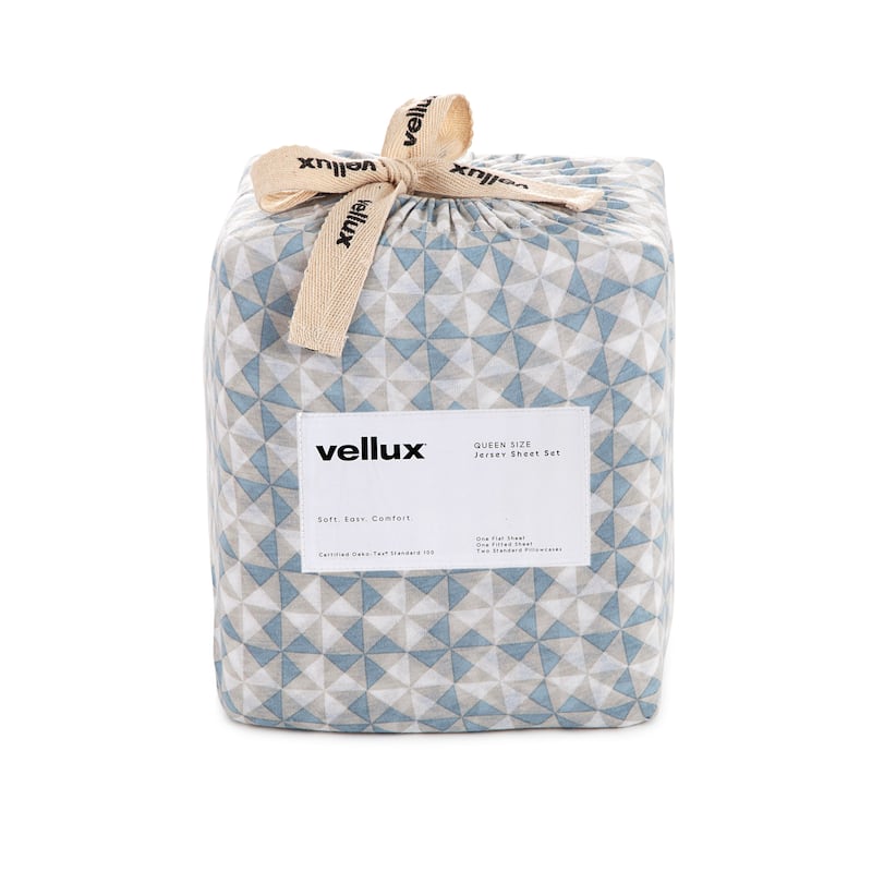 Vellux Noma Jersey Sheet Set