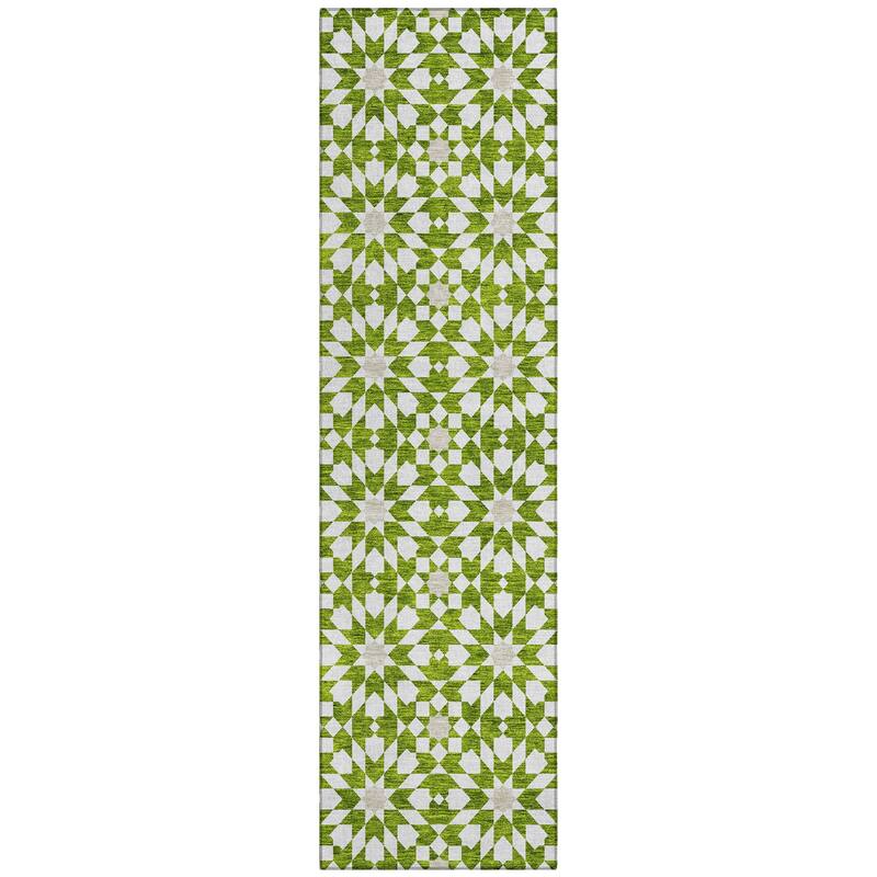 Machine Washable Indoor/ Outdoor Chantille Morrocan Boho Rug
