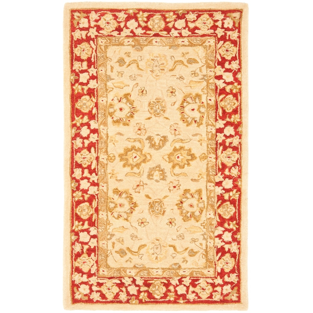 SAFAVIEH Anatolia Karanfila Traditional Oriental Hand-spun Wool Rug