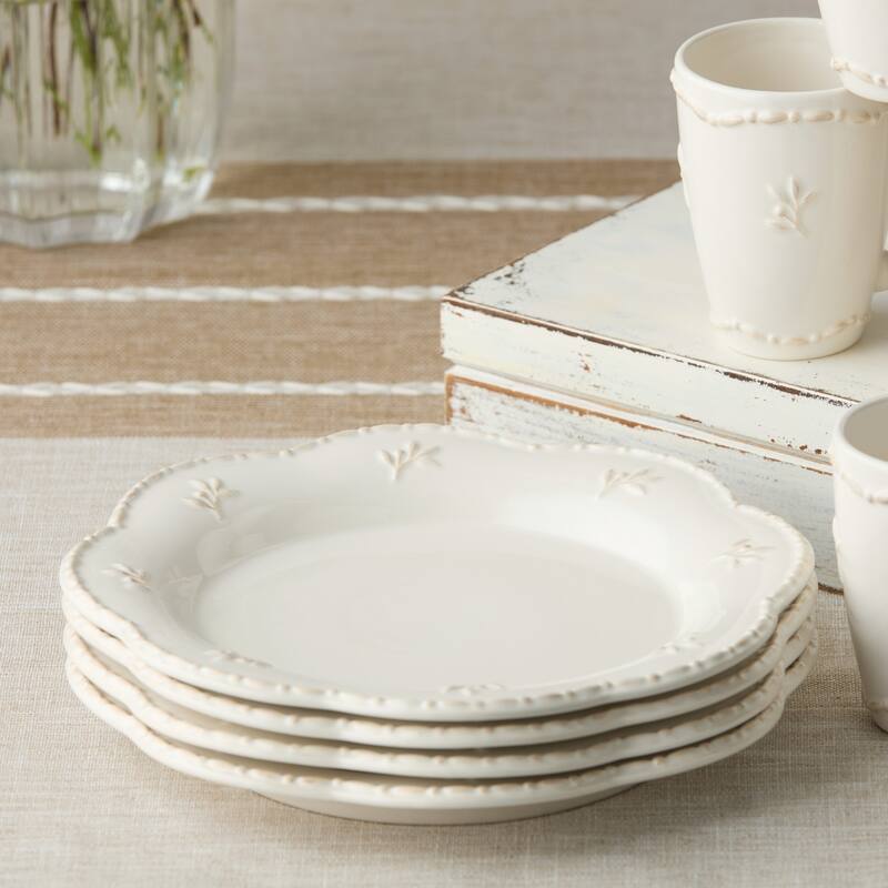 Certified International Heritage Beads Dinner Plates,Set of 4 - 11'' W x 11'' D x 1.375'' H