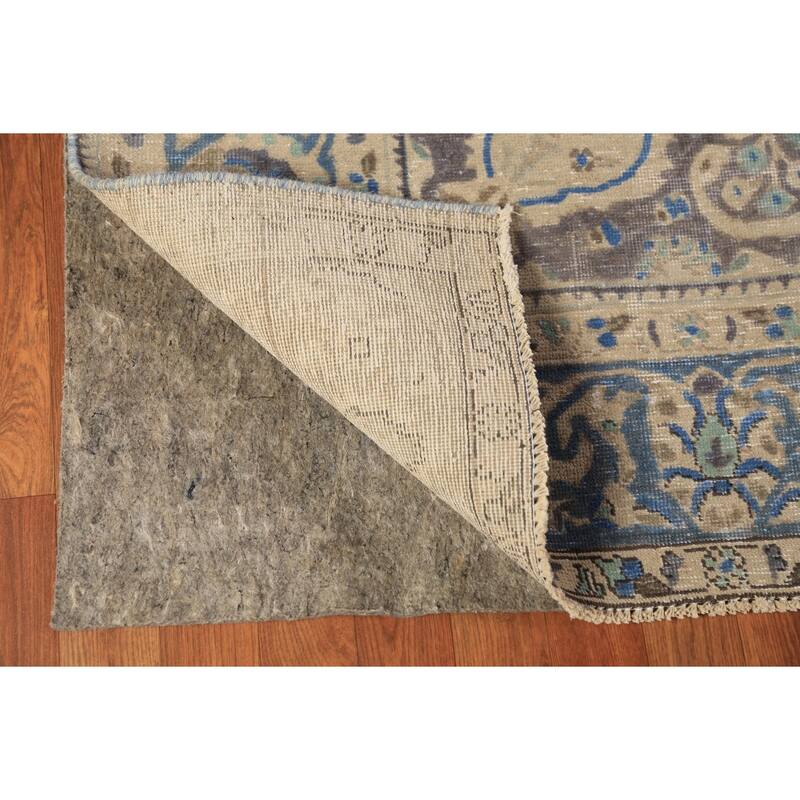 Medallion Tabriz Persian Area Rug Oriental Handmade Floral Wool Carpet - 6'4"x 8'10"